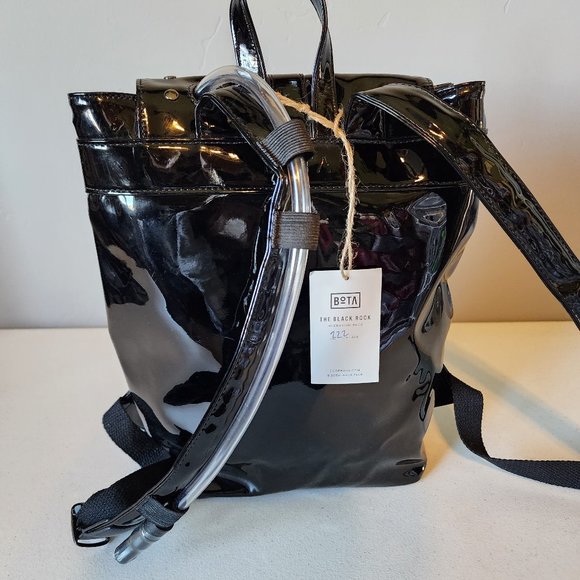 Stylish Black Backpack with Stud Accents - Picture 8 of 16